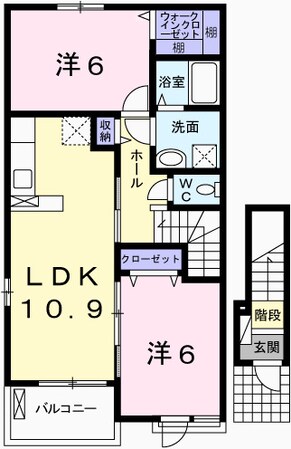 フォルストⅢの物件間取画像